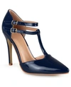 JOURNEE COLLECTION WOMEN'S TRU T STRAP STILETTO PUMPS