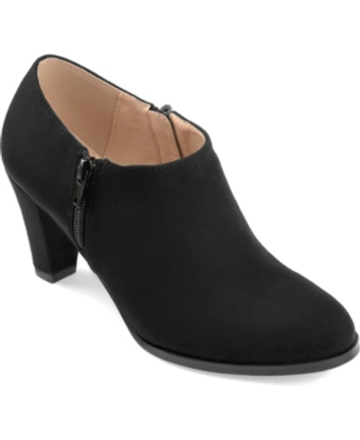 JOURNEE COLLECTION WOMEN'S SANZI SIDE ZIP DRESS SHOOTIES