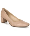 Naturalizer Karina Womens Square Toe Pumps In Gingersnap Leather