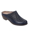 Easy Spirit Dusk Mule Clog In Dark Blue