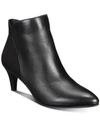 Alfani Women's Harpper Kitten-heel Booties, Created For Macy's In Black