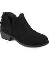 Journee Collection Women's Livvy Side Split Ankle Booties In Black