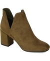 Journee Collection Journee Women's Tru Comfort Foam Gwenn Bootie In Olive
