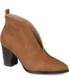 Journee Collection Journee Bellamy Slit Center Bootie In Tan