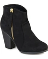 Journee Collection Link Round Toe Bootie In Black