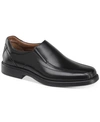 Johnston & Murphy Men's Xc4 Stanton 2.0 Runoff Waterproof Leather Slip-on Loafers In Black