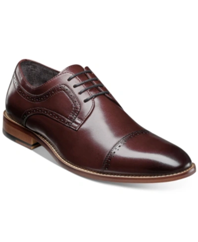 Stacy Adams Men's Dickinson Cap Toe Oxfords In Burgundy