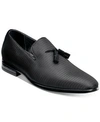 STACY ADAMS MEN'S TAZEWELL PLAIN TOE TASSEL SLIP-ON LOAFER