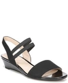 Lifestride Women's Yolo Ankle Strap Wedge Sandals In Black