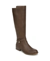 Lifestride Xtrovert Wide Calf Riding Boots In Dark Tan