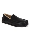 Deer Stags Slipperooz Men's Spun Indoor Outdoor S.u.p.r.o. Sock Cozy Moccasin Slipper In Black