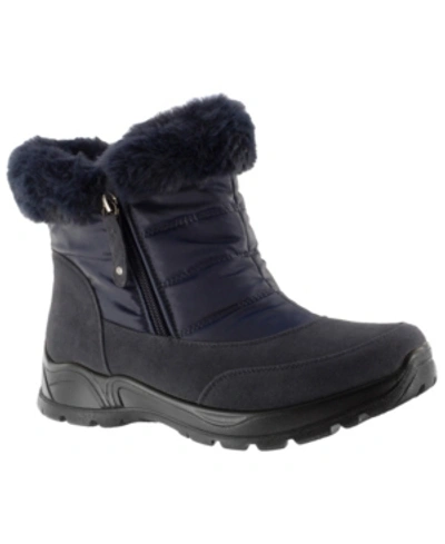 Easy Street Easy Dry By  Frosty Waterproof Boots In Navy