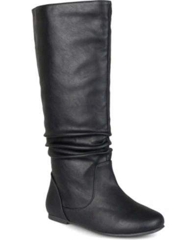 JOURNEE COLLECTION WOMEN'S JAYNE EXTRA WIDE CALF SLOUCHY KNEE HIGH BOOTS