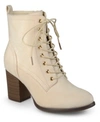 JOURNEE COLLECTION WOMEN'S BAYLOR LACE UP BOOTIES