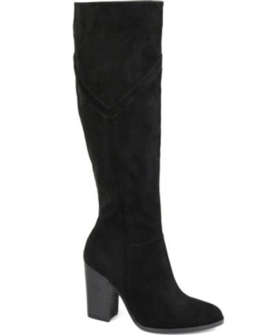 JOURNEE COLLECTION WOMEN'S KYLLIE WIDE CALF BOOTS