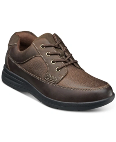 Nunn Bush Men's Cam Lightweight Oxfords In Brown Crazy Horse