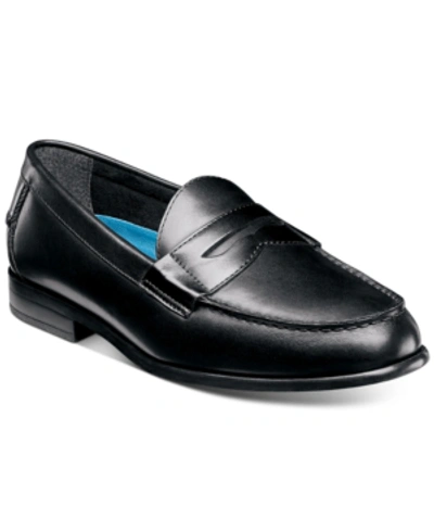 Nunn Bush Men's Drexel Penny Loafers With Kore Comfort Technology In Black