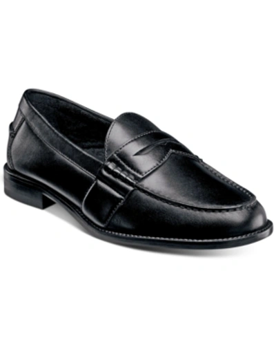 Nunn Bush Men's Noah Penny Loafers In Black