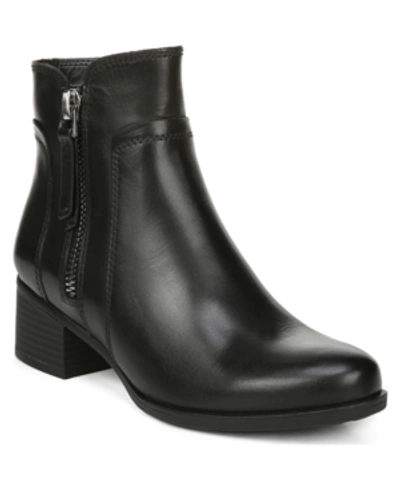 Naturalizer Dorrit Booties Women's Shoes In Black Leather