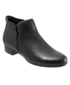 Trotters Major Bootie Women's Shoes In Black Comb