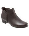 Trotters Major Bootie Women's Shoes In Dark Brown