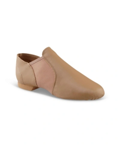 Capezio Toddler Boys And Girls E Series Jazz Slip On Shoes In Honey Brow