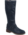 Journee Collection Meg Boot In Navy