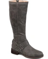 Journee Collection Collection Women's Extra Wide Calf Meg Boot In Gray