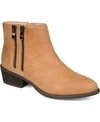 Journee Collection Journee Jayda Ankle Bootie In Tan