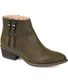 Journee Collection Journee Jayda Ankle Bootie In Olive