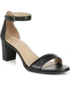 Naturalizer Vera Womens Leather Open Toe Dress Sandals In Black Leather