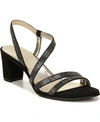 Naturalizer Vanessa Strappy Sandals Women's Shoes In Black Fabric