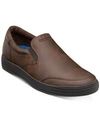 Nunn Bush Men's Kore City Walk Slip-on Sneakers In Dark Brown