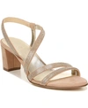 Naturalizer Vanessa 2 Womens Embellished Slingback Evening Sandals In Barely Nude