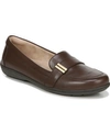 Soul Naturalizer Kentley Womens Leather Slip On Loafers In Brown Leather