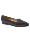 Trotters Harlowe Pointed Toe Loafer In Black