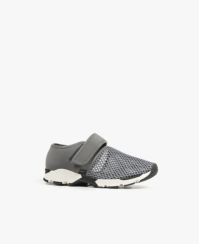 All Black Easy Mesh Sneaker Women's Shoes In Gray