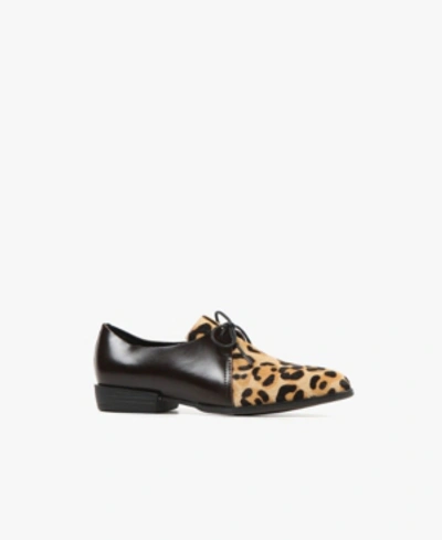 All Black Sir Furman Oxford Women's Shoes In Yellow