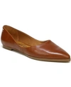 Zodiac Hill Womens Padded Insole Slip On Flats In Cognac Leather