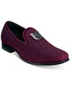 STACY ADAMS MEN'S SWAGGER STUDDED ORNAMENT SLIP-ON LOAFER