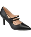Journee Collection Journee Sidney Pointed Mary Jane Pump In Black