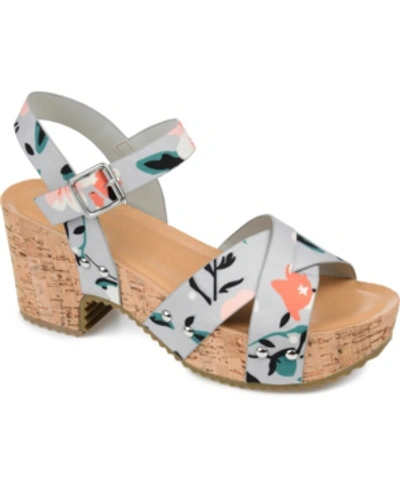 Journee Collection Women's Valentina Sandals In Floral