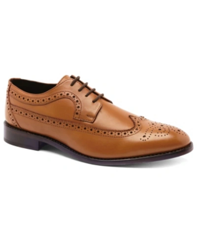 Anthony Veer Men's Regan Wingtip Goodyear Oxford Dress Shoes Men's Shoes In Walnut