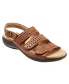 Trotters Trinity Slip On Sandal Women's Shoes In Luggage