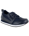 Easy Street Mckinley Women's Slip Resistant Oxfords Women's Shoes In Navy