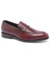Anthony Veer Men's Gerry Apron Toe Leather Penny Loafers In Oxblood