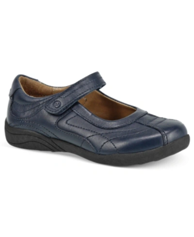 Stride Rite Kids' Toddler Girls Claire Shoes In Navy