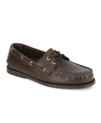 Dockers Men's Vargas Classic Hand Sewn Boat Shoes Men's Shoes In Rust