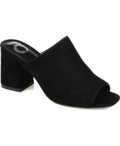 Journee Collection Journee Adelaide Slide Mule Sandal In Black