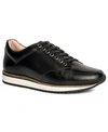 Anthony Veer Barack Court Men's Leather Sneaker In Black